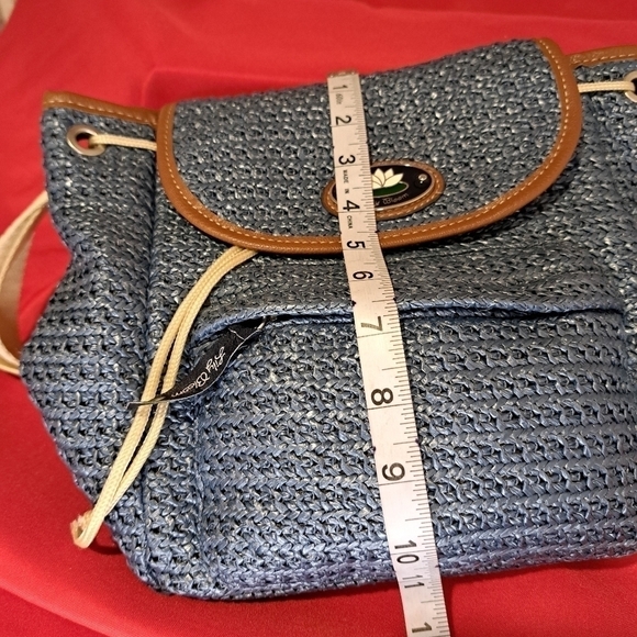✨️nwot ✨️Lily Bloom Woven Backpack Blue - Picture 5 of 8